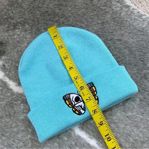 Skull Butterfly Beanie - Picture 8 of 9